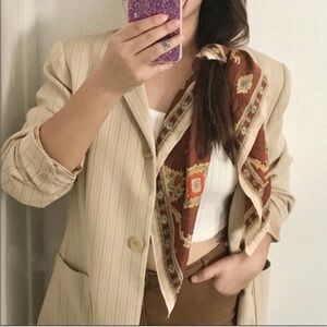 Vintage Caramel Macchiato Scarf